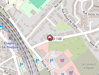 Carte de Centre E.leclerc à Etaples sur mer