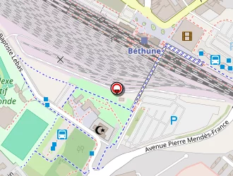 Carte de Unicis à Béthune