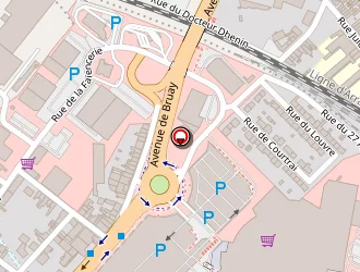 Carte de Coviva à Béthune