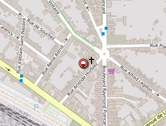 Carte de La Grange à Béthune