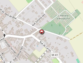 Carte de Damageux Jean-marie à Annœullin