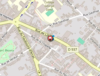 Carte de Maquicharme à Béthune