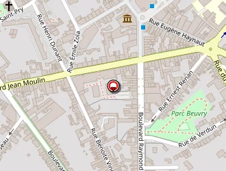 Carte de L'atelier Coiffure à Béthune