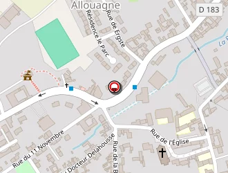 Carte de Lamant Catherine à Allouagne