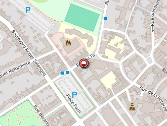 Carte de Pôle Emploi Béthune à Béthune