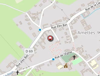 Carte de Ecole Hubert Maquet à Amettes