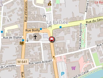 Carte de La Poste à Bassée (la)