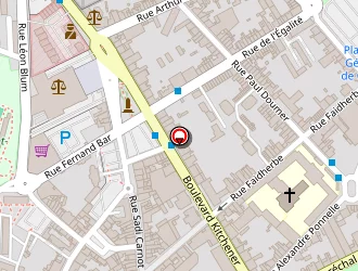 Carte de Bethune Literie à Béthune