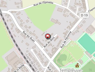 Carte de Stade Baratte à Templeuve