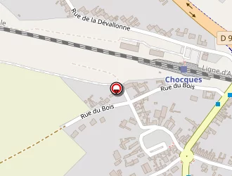 Carte de Arbres Verts Outters à Chocques