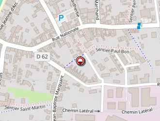 Carte de Le Chat Bleu à Gondecourt