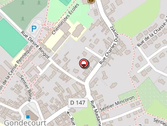 Carte de Theeten à Gondecourt