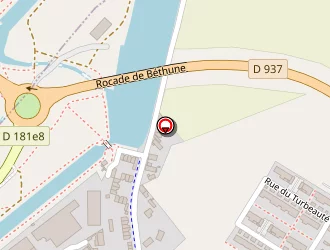 Carte de Bocx à Béthune