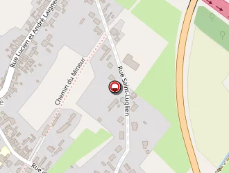 Carte de Salle Becquart à Lillers