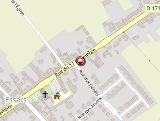 Carte de Billiau Hervé à Essars