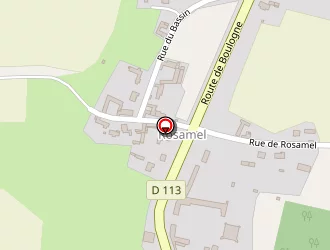 Carte de De La Mothe à Frencq