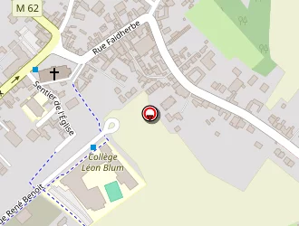 Carte de Collège Léon Blum à Wavrin