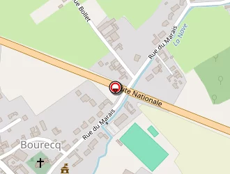 Carte de Ecole à Bourecq