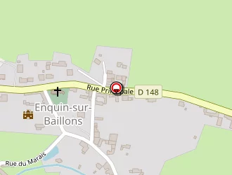 Carte de Ecole à Enquin-sur-baillons