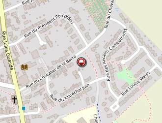 Carte de La Poste à Templemars