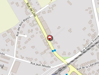 Carte de Eléphant Bleu à Wavrin