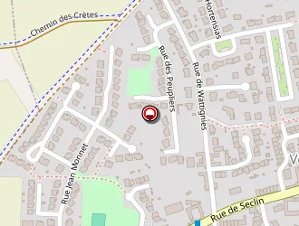 Carte de La Fille Au Noeud Rouge à Vendeville