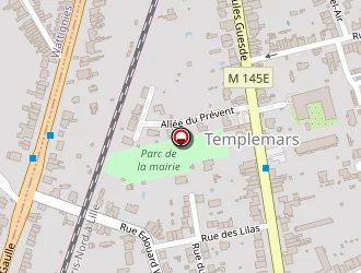 Carte de Delmotte Francis à Templemars