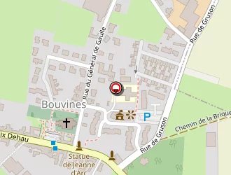 Carte de Descamps Georges à Bouvines