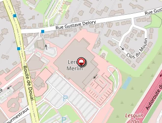 Carte de Leroy Merlin à Lesquin