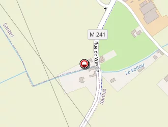 Carte de Stade Honneur à Wavrin