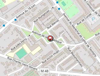 Carte de Sas World Thermie à Ronchin