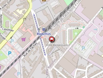 Carte de Progéo à Ronchin