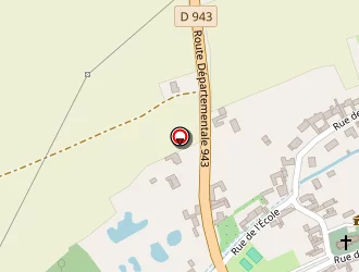 Carte de Haracom à Mazinghem