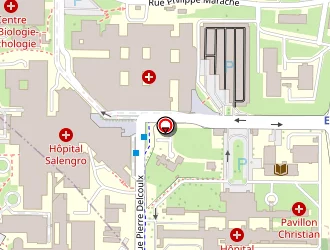 Carte de Granor à Loos