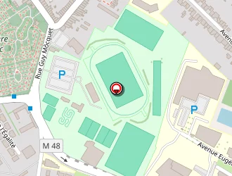 Carte de La Poste (centre Technique) à Loos