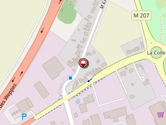 Carte de Audin à Hallennes-lez-haubourdin