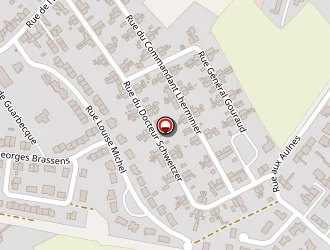 Carte de Dez Géry à Isbergues