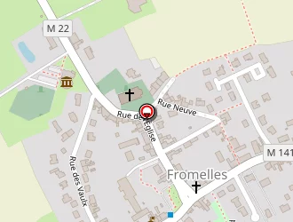 Carte de Aube Jean-baptiste à Fromelles