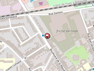 Carte de Couvre Art Toit à Loos