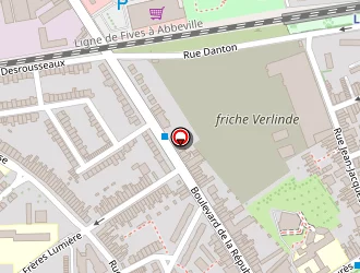 Carte de Ecoles Publiques Maternelles à Loos