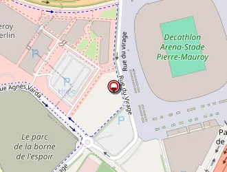 Carte de Subway à Villeneuve-d'ascq