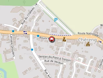 Carte de La Poste à Chéreng