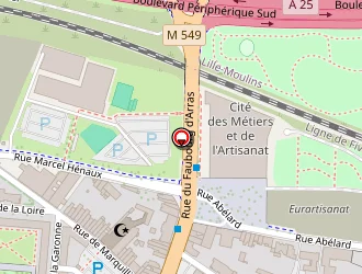 Carte de Minne Olivier à Faches-thumesnil