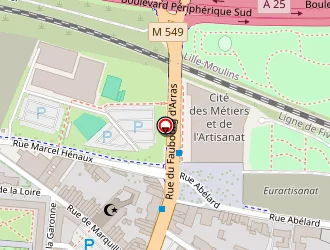 Carte de Abej Lille à Lille