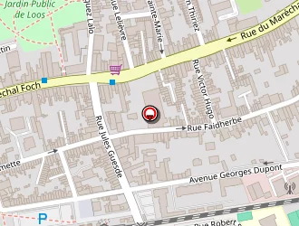 Carte de Fg Dent'aire à Loos