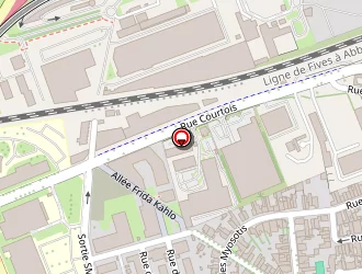 Carte de Pôle Emploi à Lille