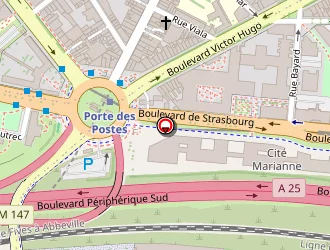 Carte de B.e.t Bioclim à Lille