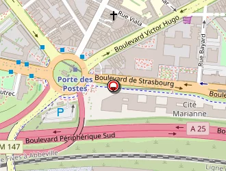 Carte de Intermarché à Lille