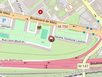 Carte de L'odas Car Services à Lille