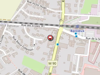 Carte de La Poste à Baisieux